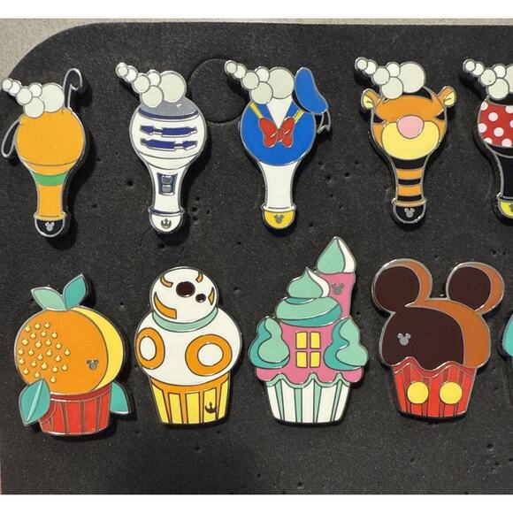 Walt Disney World Hidden Mickey 2025 Wave B Pins lot of 13 - Picture 1 of 4